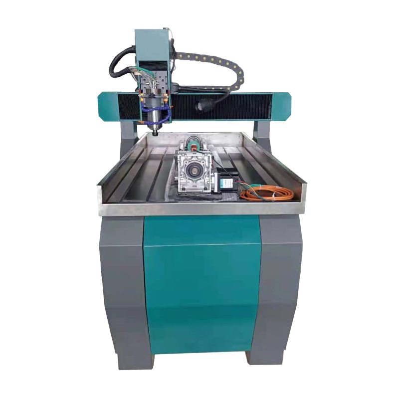 4 axis 6090 CNC Router machine with stainless steel water tank for wood acrylic soft metal cutting and engraving